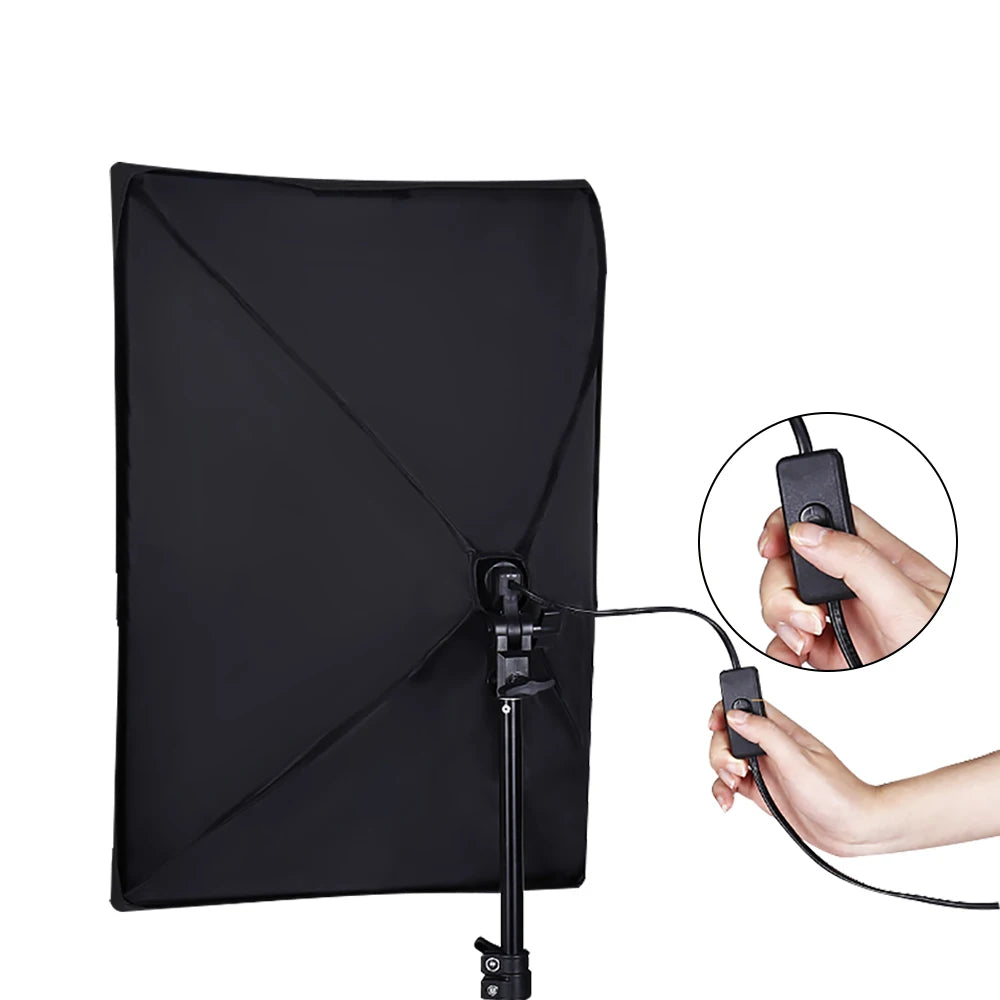 SH Professional Softbox Lighting Kit For Photography Studio