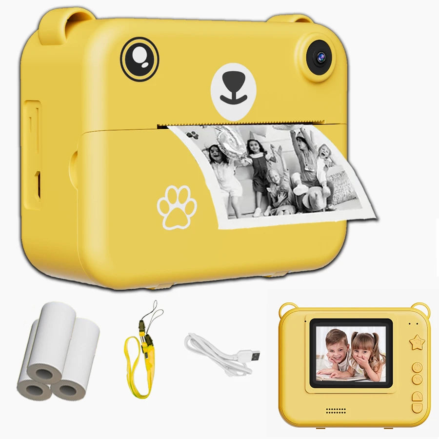 Multifunctional Children's Camera With Instant Print Portable