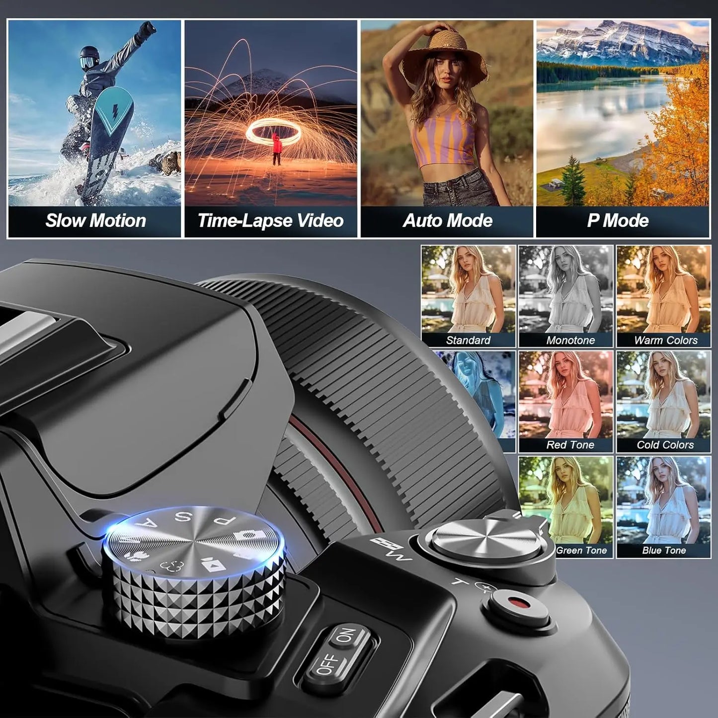 NBD 64MP Vlogging Camera With 16X Optical Zoom And WiFi