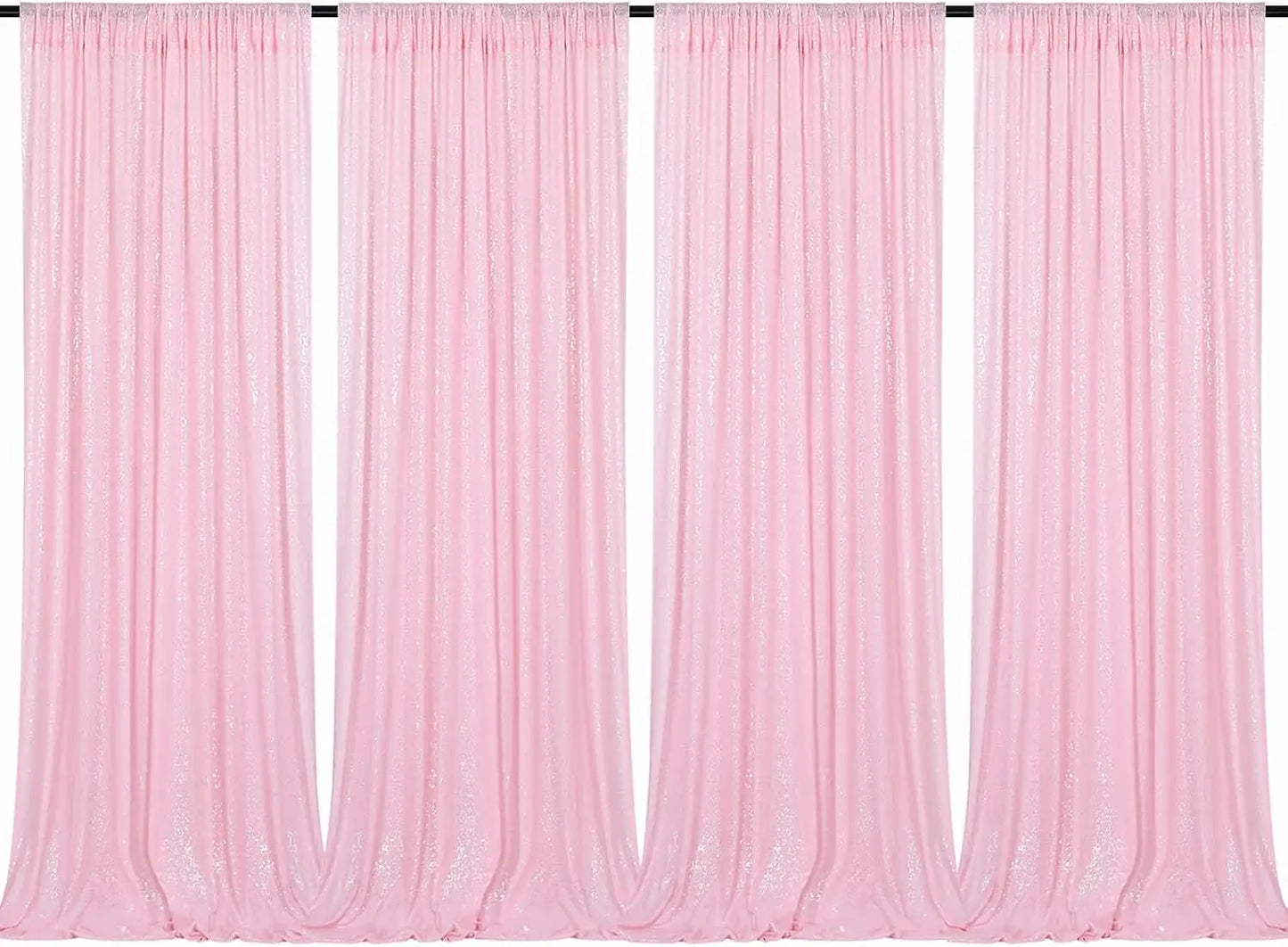 Sequin Backdrop Curtains Panels for Photography and Wedding Events