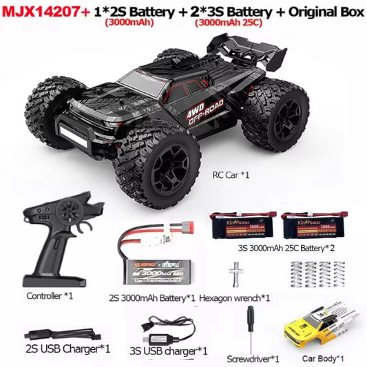 BEYONDSKYCE RC Car 4WD Brushless Off Road Dual Shells