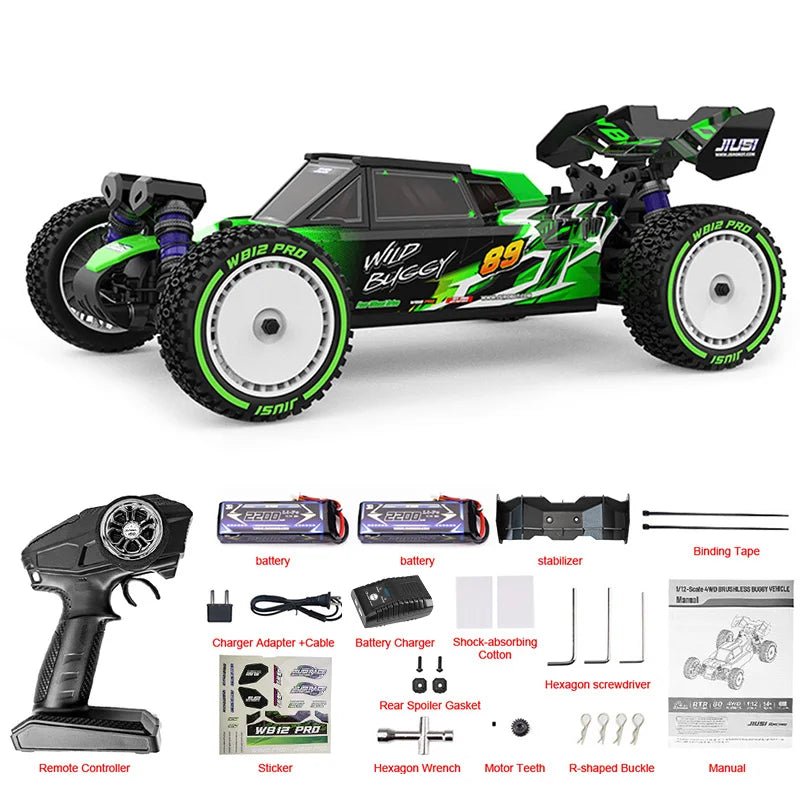 JIUSI 4WD Brushless RC Racing Car Off Road Drift Toy