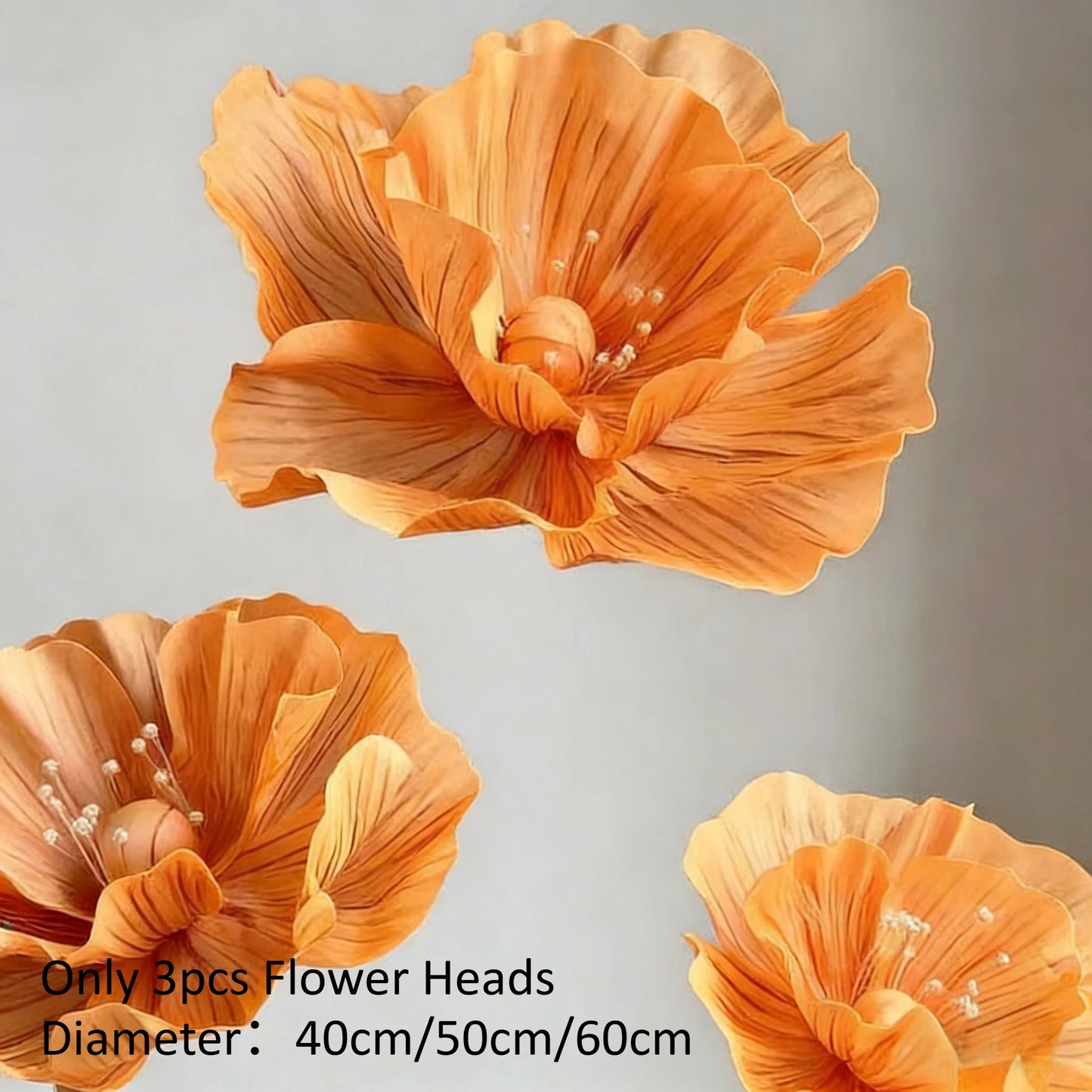 EVA Artificial Flower Display With Stand For Wedding And Home Decor
