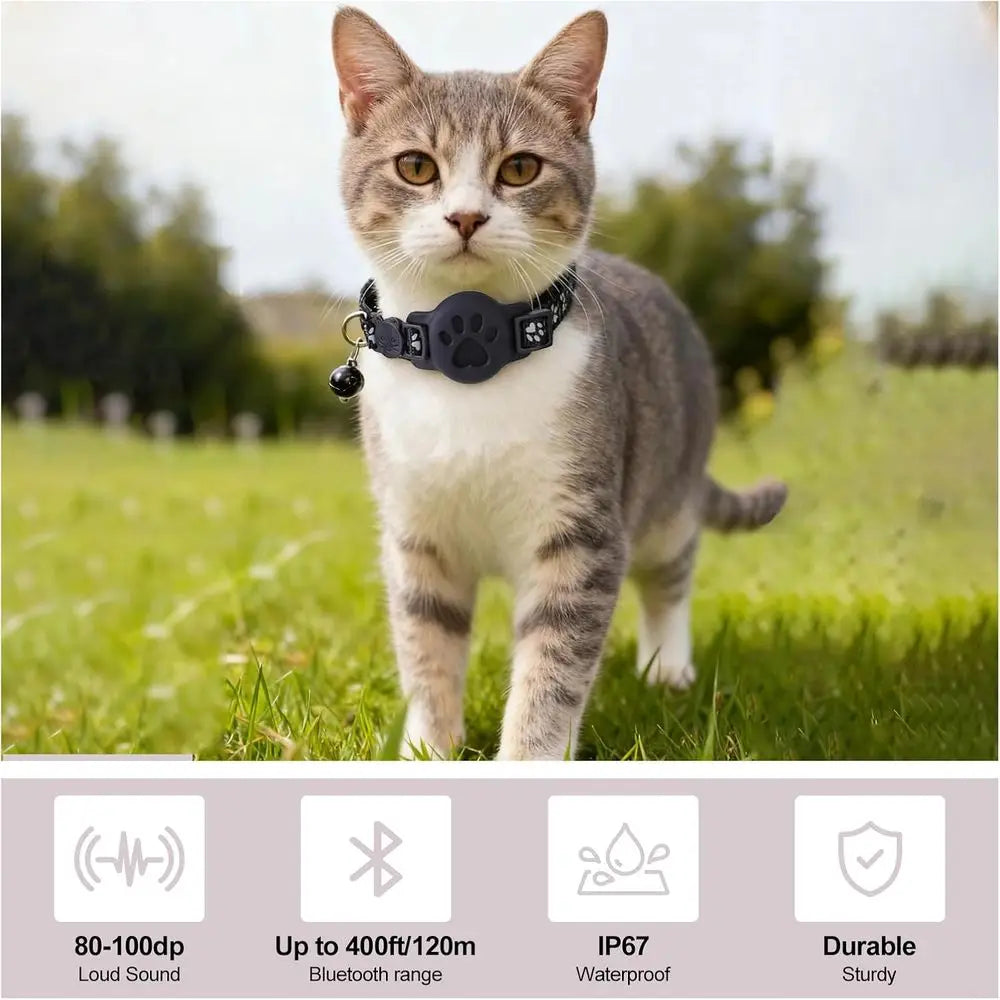 GPS Cat Collar With Bluetooth Tracker For Find My App