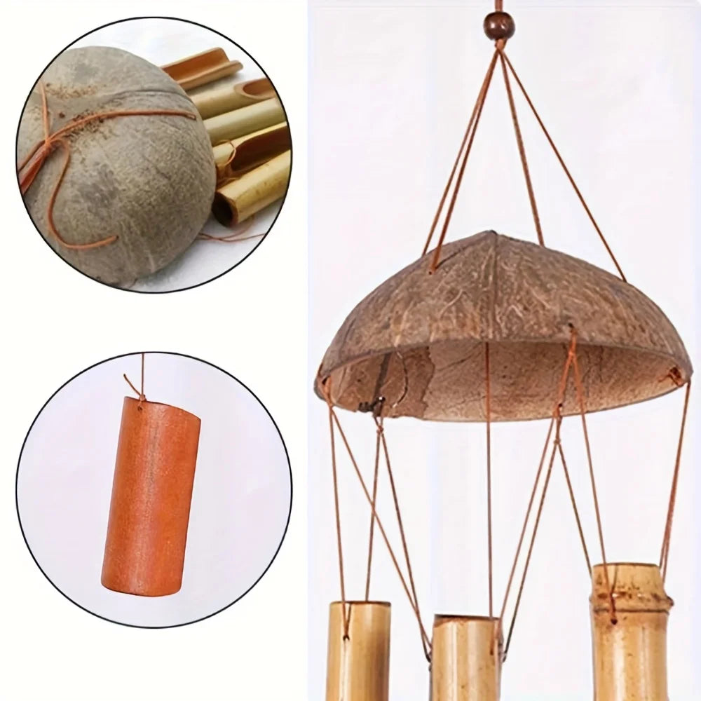 Garden Bamboo Wind Chime Decor For Outdoor And Indoor Living