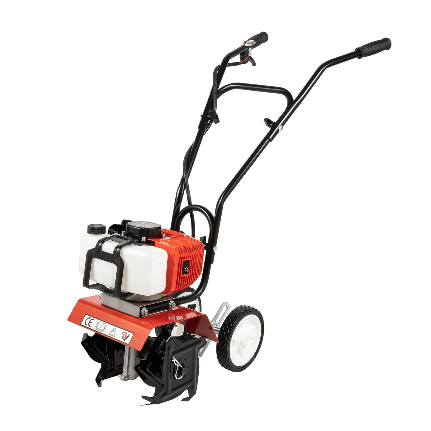 52CC Gas Tiller Cultivator 1700W Rototiller Garden Tool