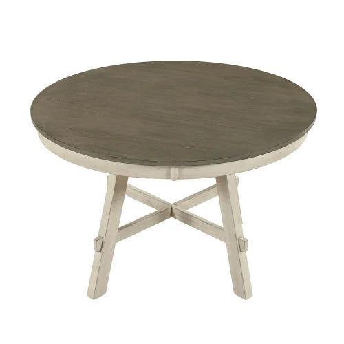 Modern Contemporary Round Dining Table Farmhouse Wooden Furniture