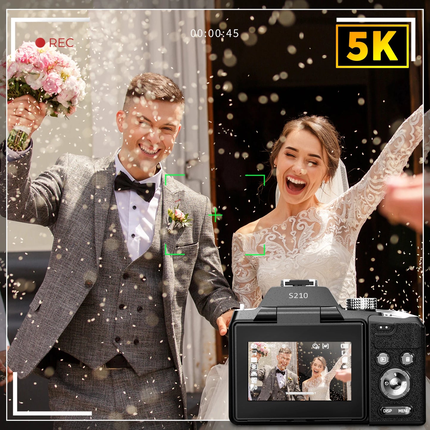 NBD 64MP Digital Camera With 16x Optical Zoom And WiFi