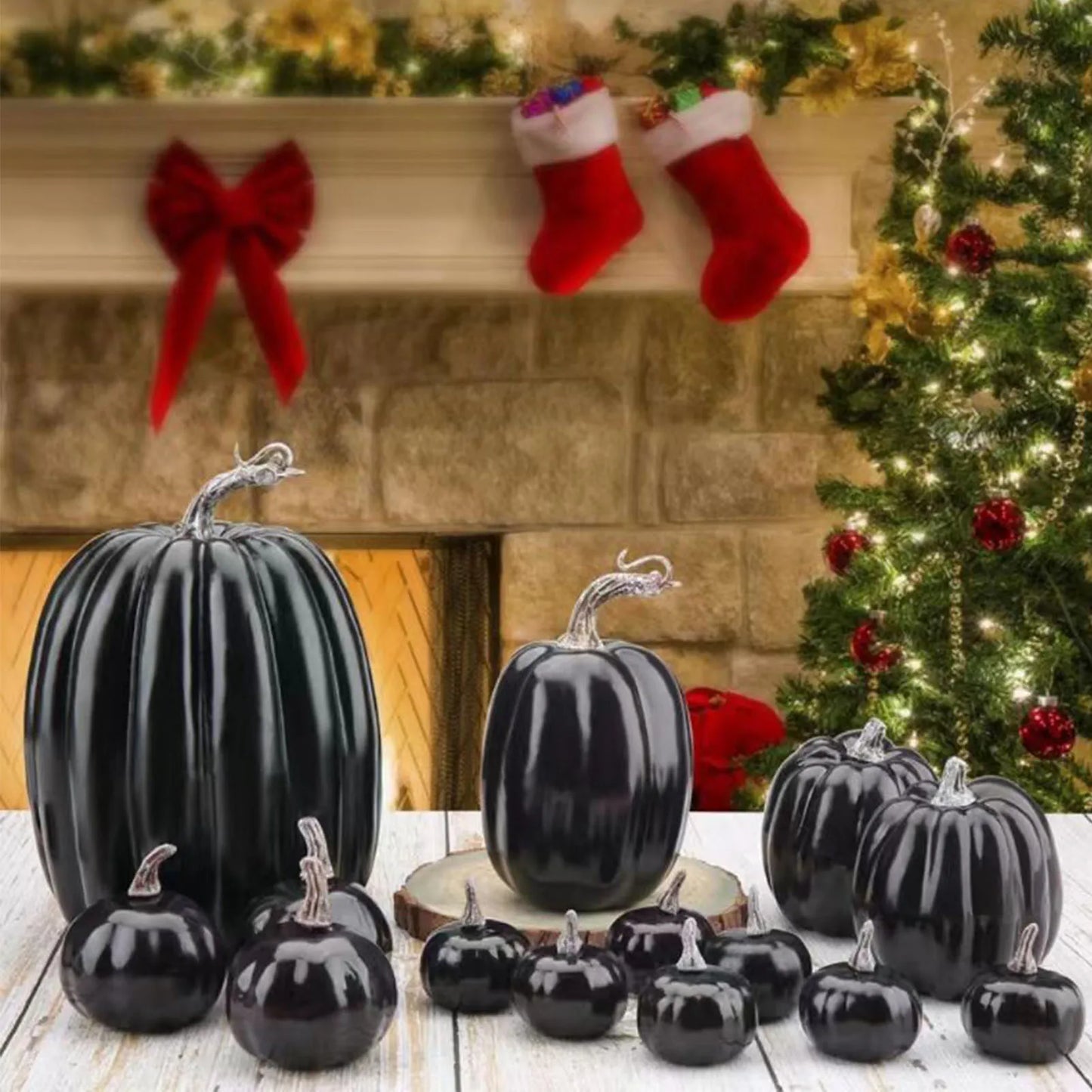 Artificial Foam Pumpkin Ornament, Lightweight And Reusable