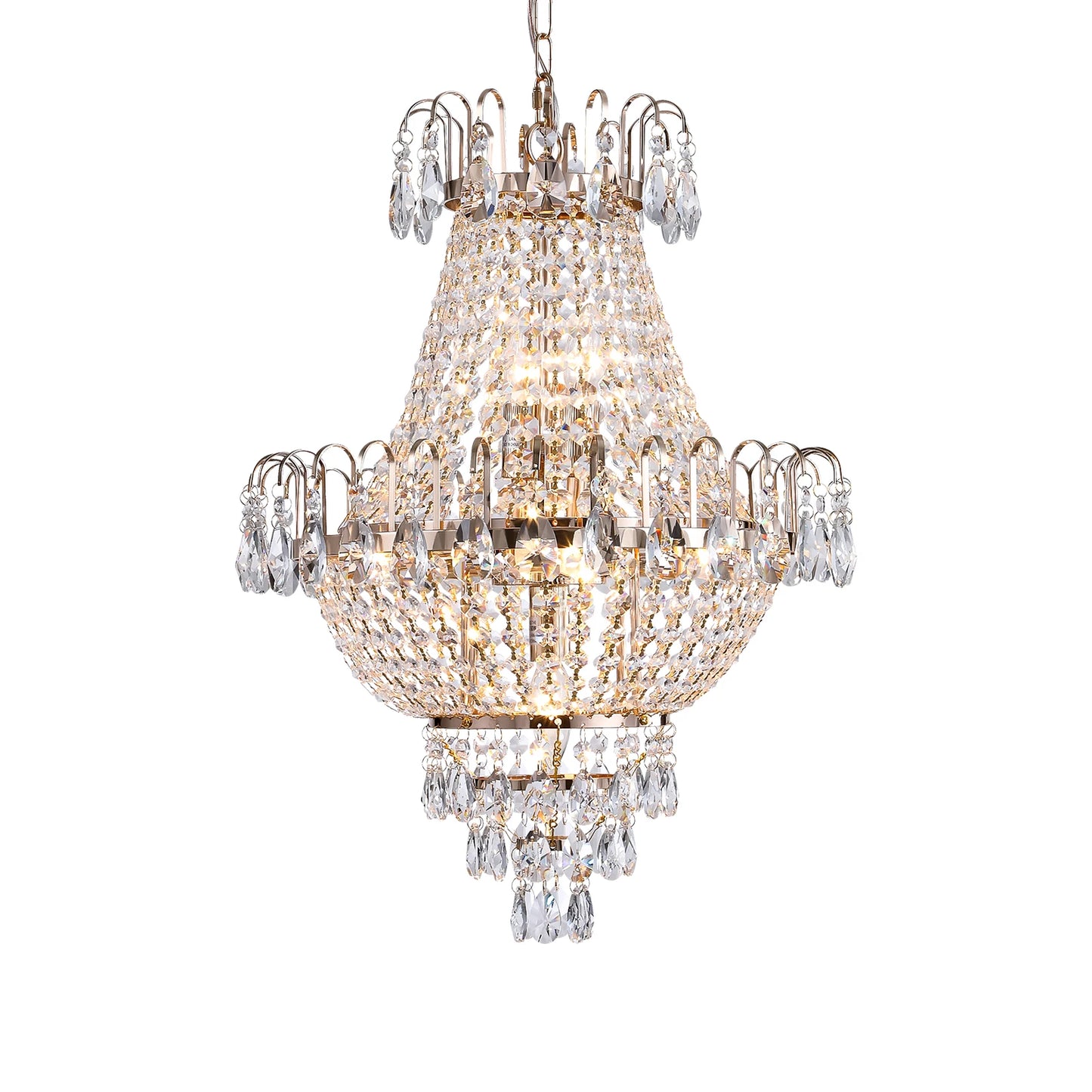 ARLGSITE European Crystal Chandelier 7 Light For Living Room