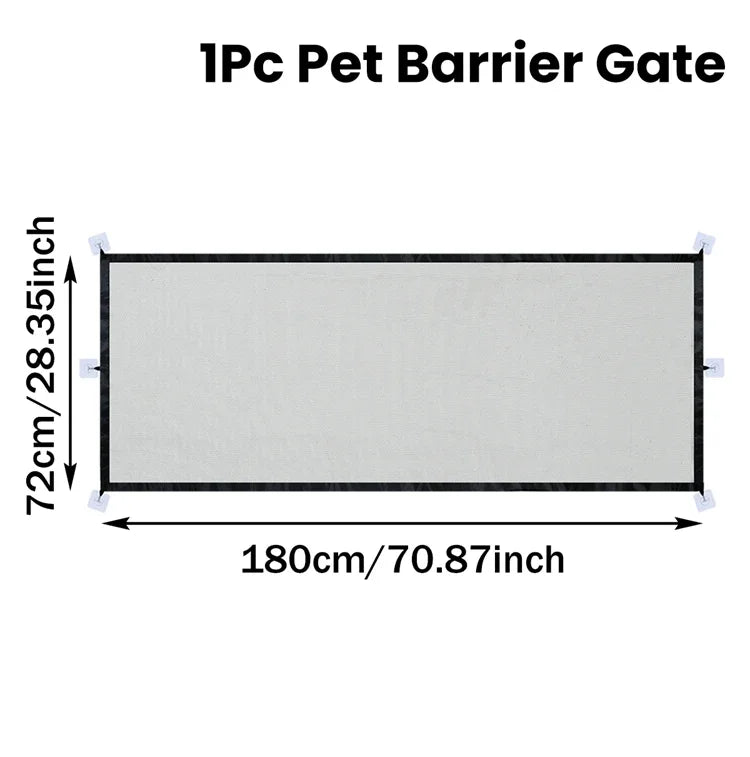 Pet Dog Barrier Fence Folding Mesh Playpen Safe Space