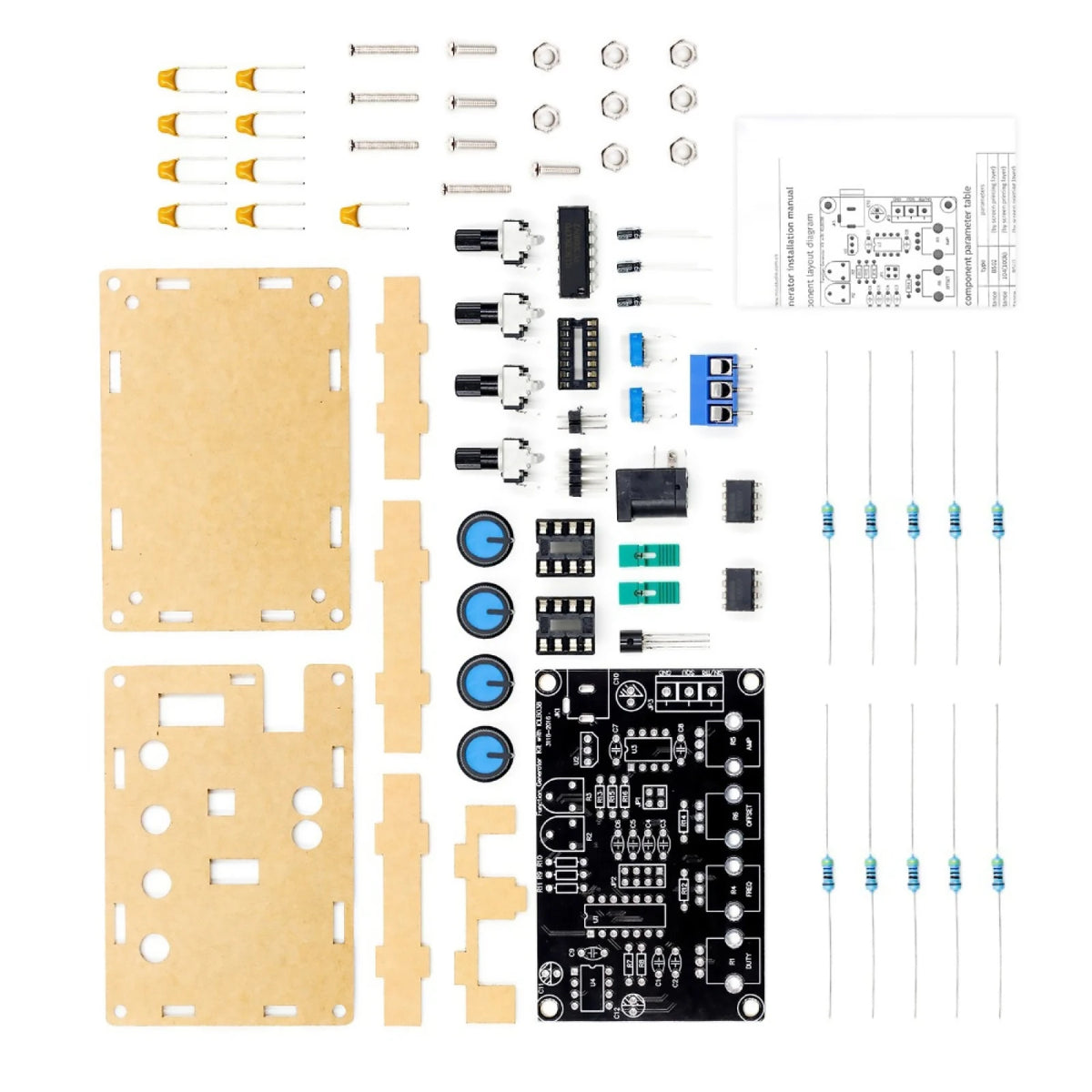 ICL8038 Low Frequency Signal Generator Experiment Kit