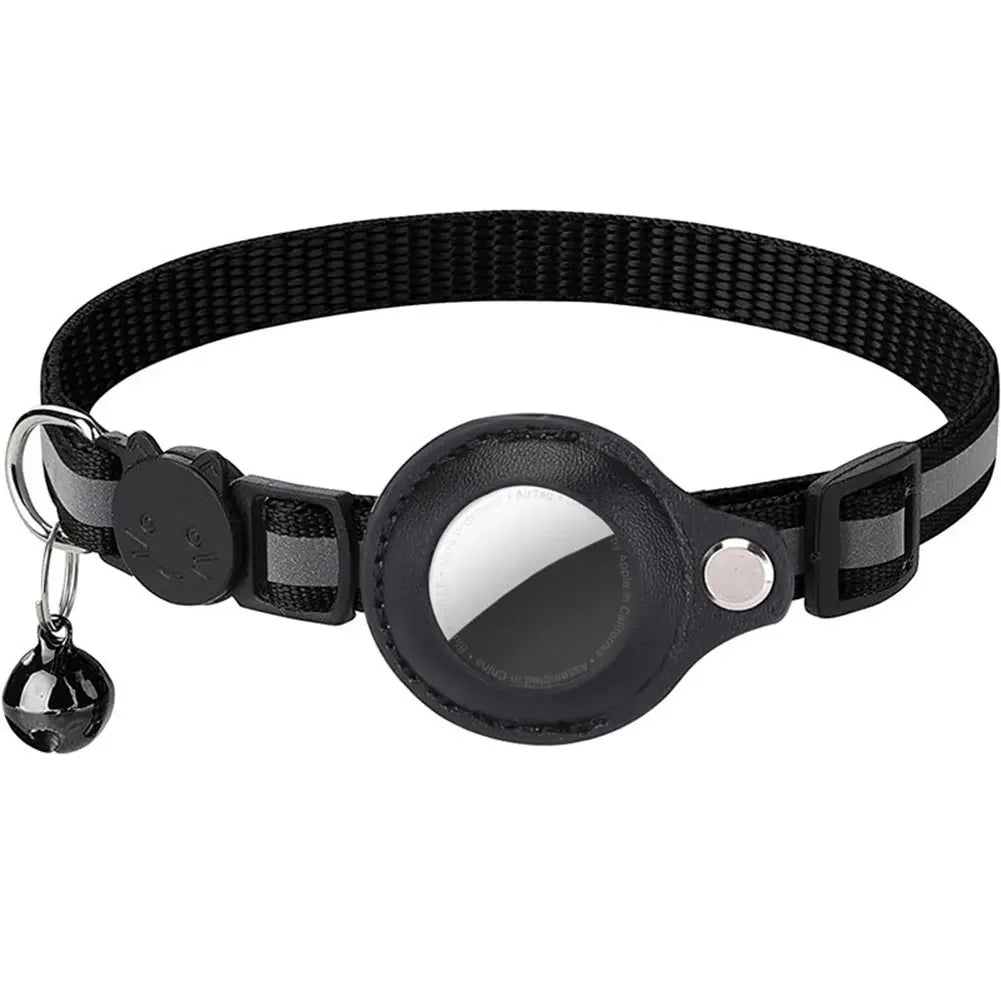 Shunmaii Reflective Cat Collar With AirTag Holder And Adjustable