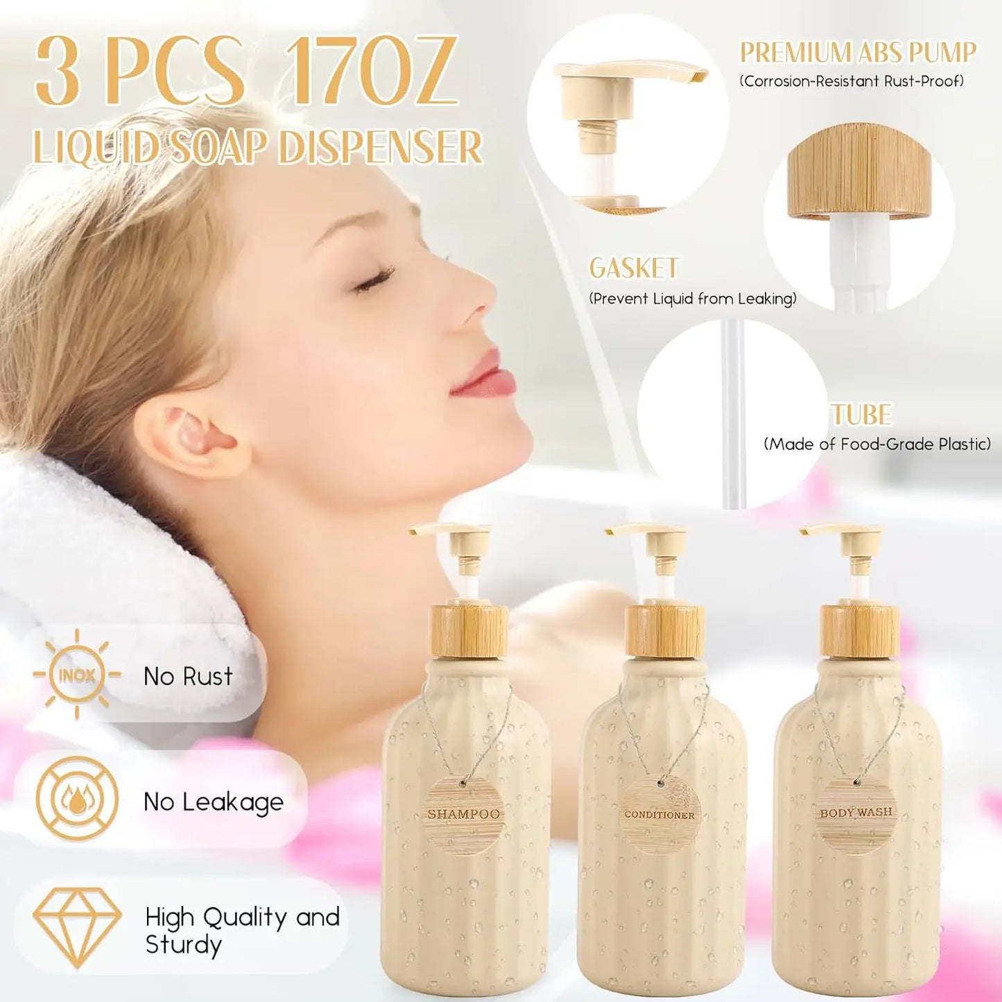 32-Piece Bathroom Accessory Set With Shower Curtain