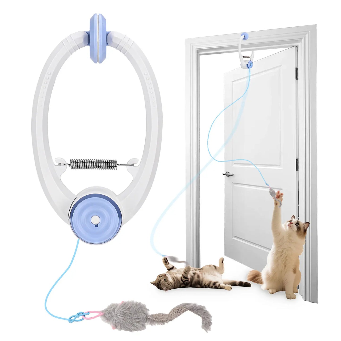 Cityflee USB Rechargeable Electric Door Hanging Interactive Cat Toy