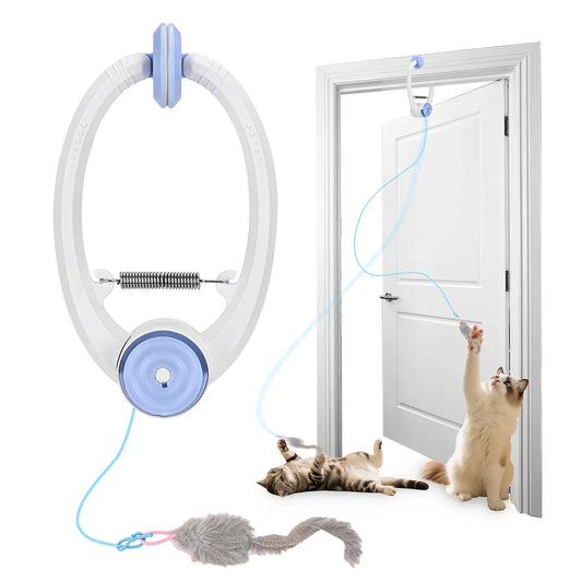 Cityflee USB Rechargeable Electric Door Hanging Interactive Cat Toy