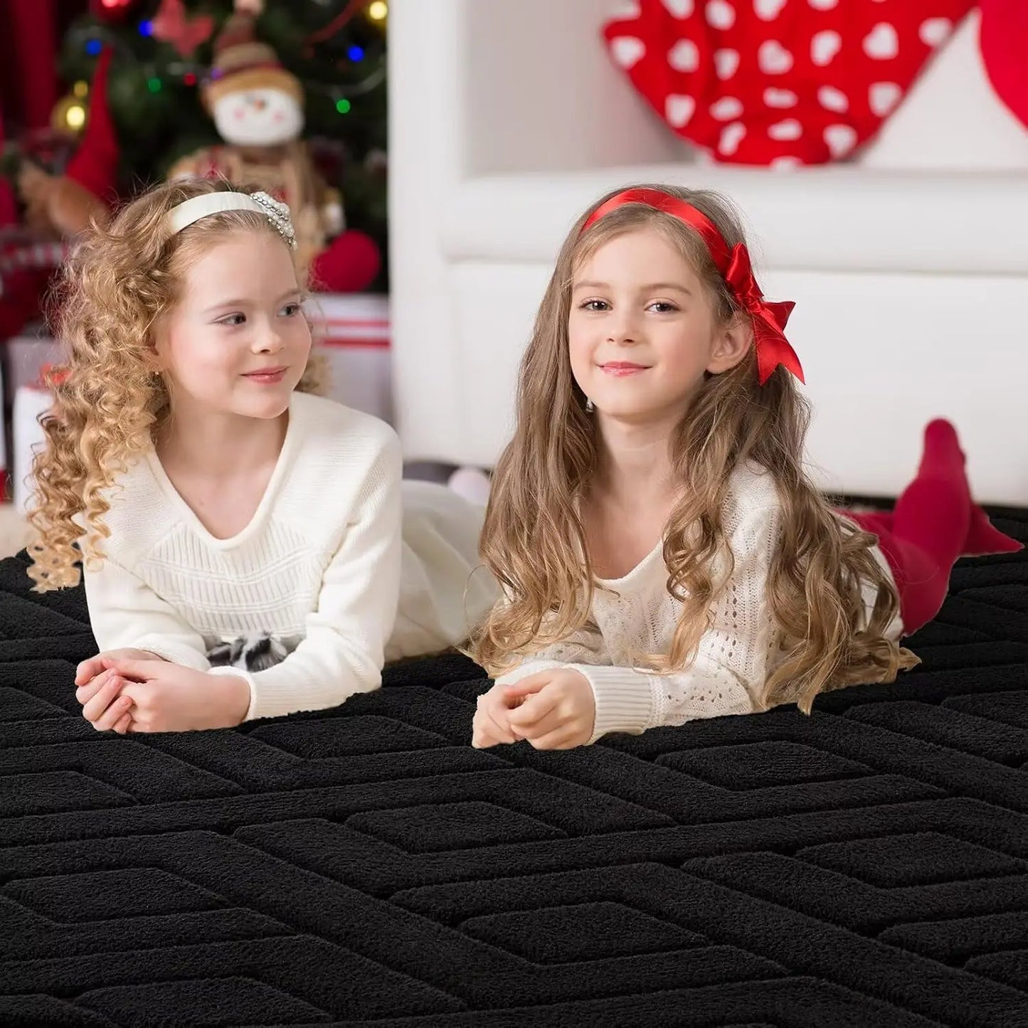 Modern Geometric Shag Area Rug For Living Room Soft Durable
