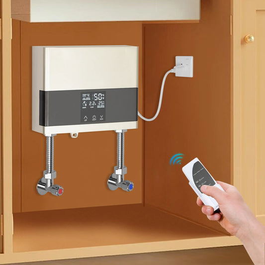 Sweetmile 110V 4000W Mini Electric Water Heater With Remote Control