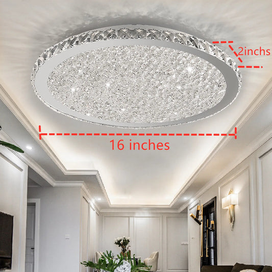 LOYALHEARTDY Modern Crystal LED Ceiling Light Pendant