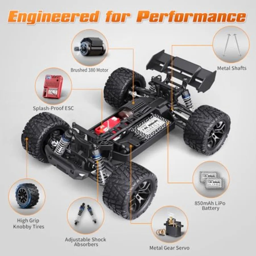 HAIBOXING All Terrain 4WD RC Car High Speed Electric Hobby Grade