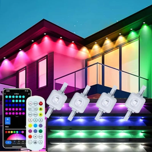 MIMIRGB IP67 Waterproof Outdoor LED String Lights With App Control