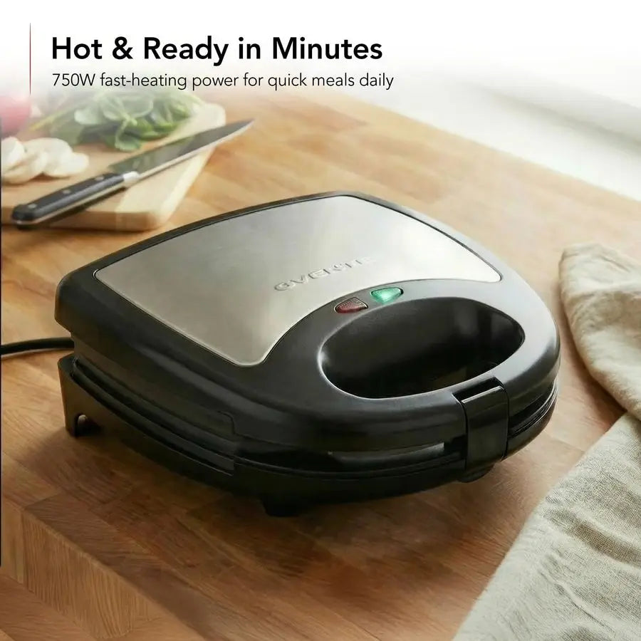 3-In-1 Electric Sandwich Maker Panini Grill And Waffle Iron