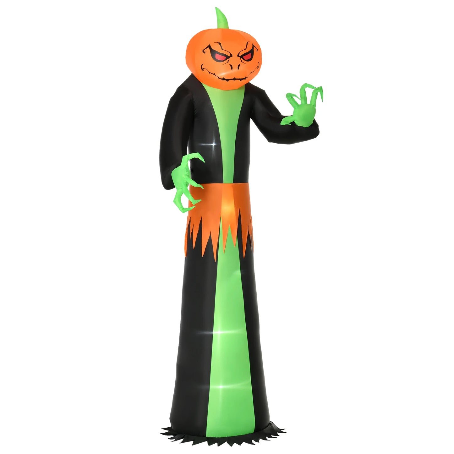 Light Up Pumpkin Inflatable Outdoor Halloween Decoration With LED Lights