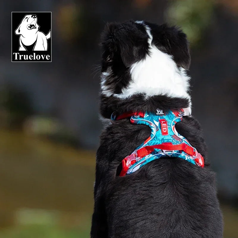 TRUELOVE Camouflage Reflective Nylon Dog Harness Special Edition Upgrade