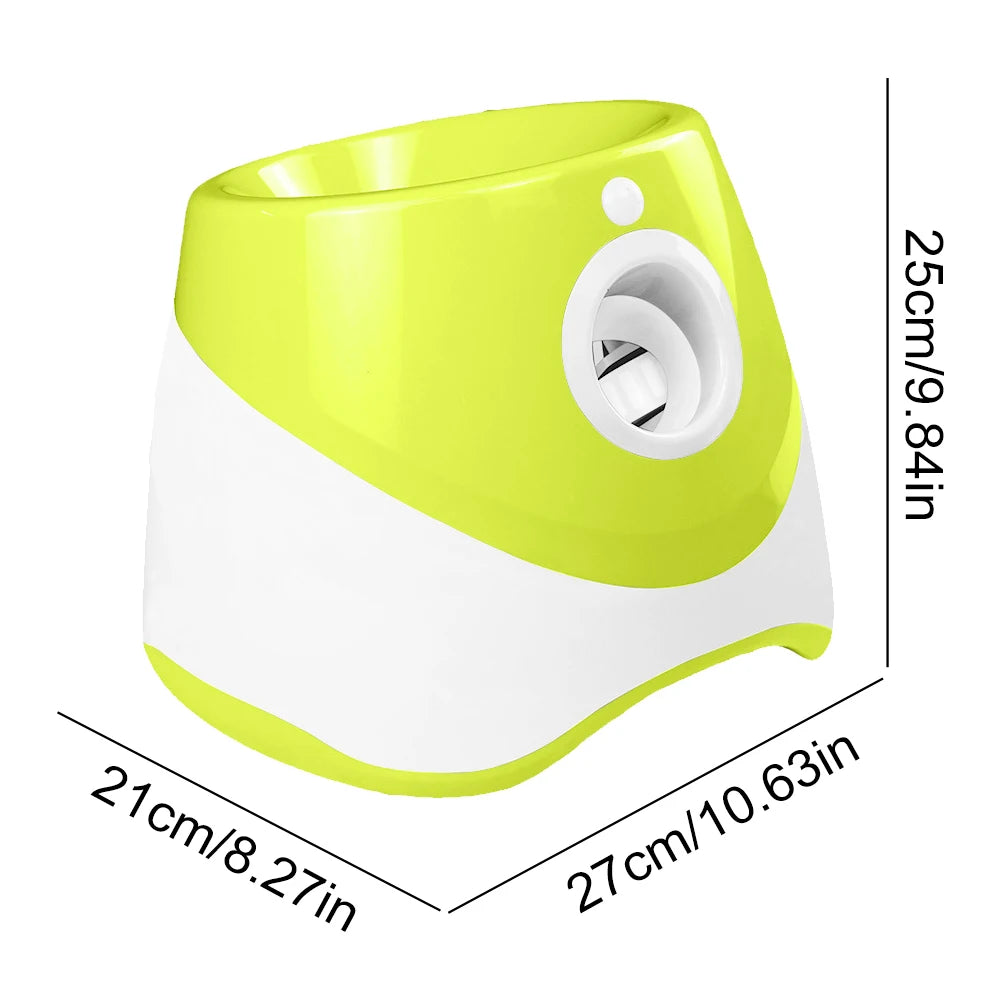 Automatic Dog Ball Thrower Launcher With 3 Tennis Balls Indoor Outdoor