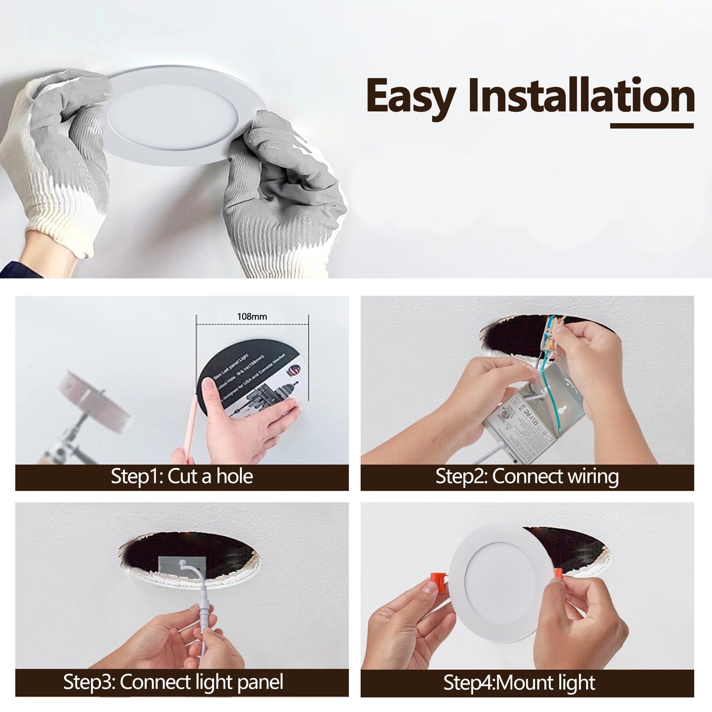 ARLGSITE 12-Pack LED Recessed Lights With Dimmable Color Temperature