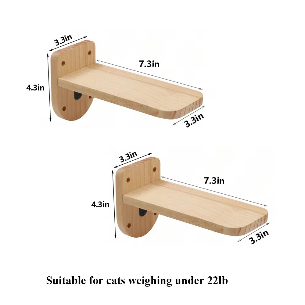 Wall Mounted Cat Rope Bridge With Sisal For Indoor Cats