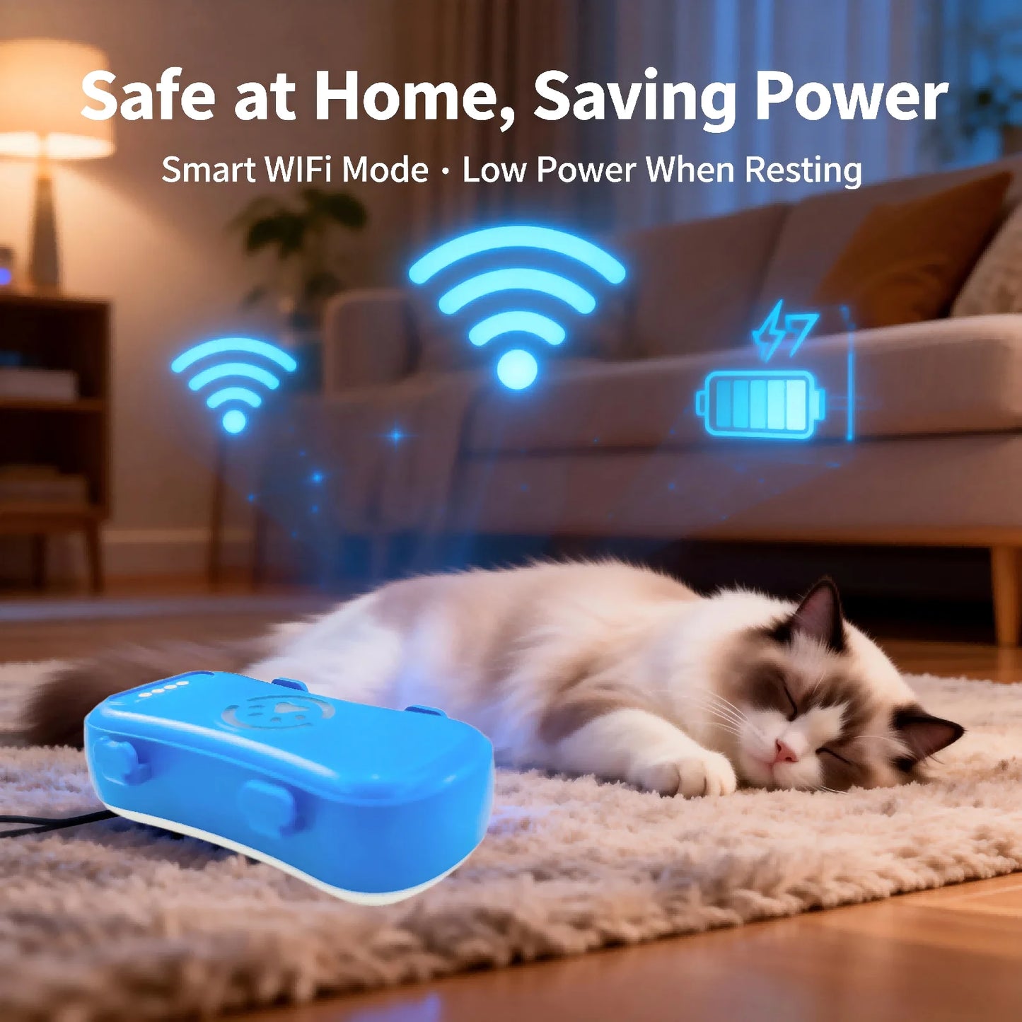 Wanwaytech 4G GPS Pet Tracker Locator With Geo Fence