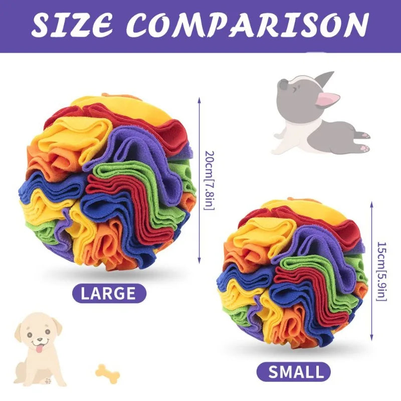 DKSTINYE Snuffle Ball Interactive Dog Toy For Small Dogs