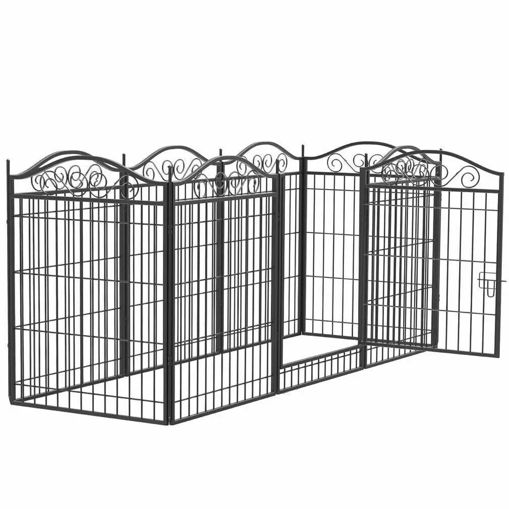 BINGOPAW Heavy Duty Foldable Dog Playpen, 8 Panel Kennel