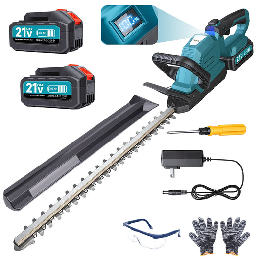 Cordless Hedge Trimmer 3000 RPM With Battery Rotatable Head
