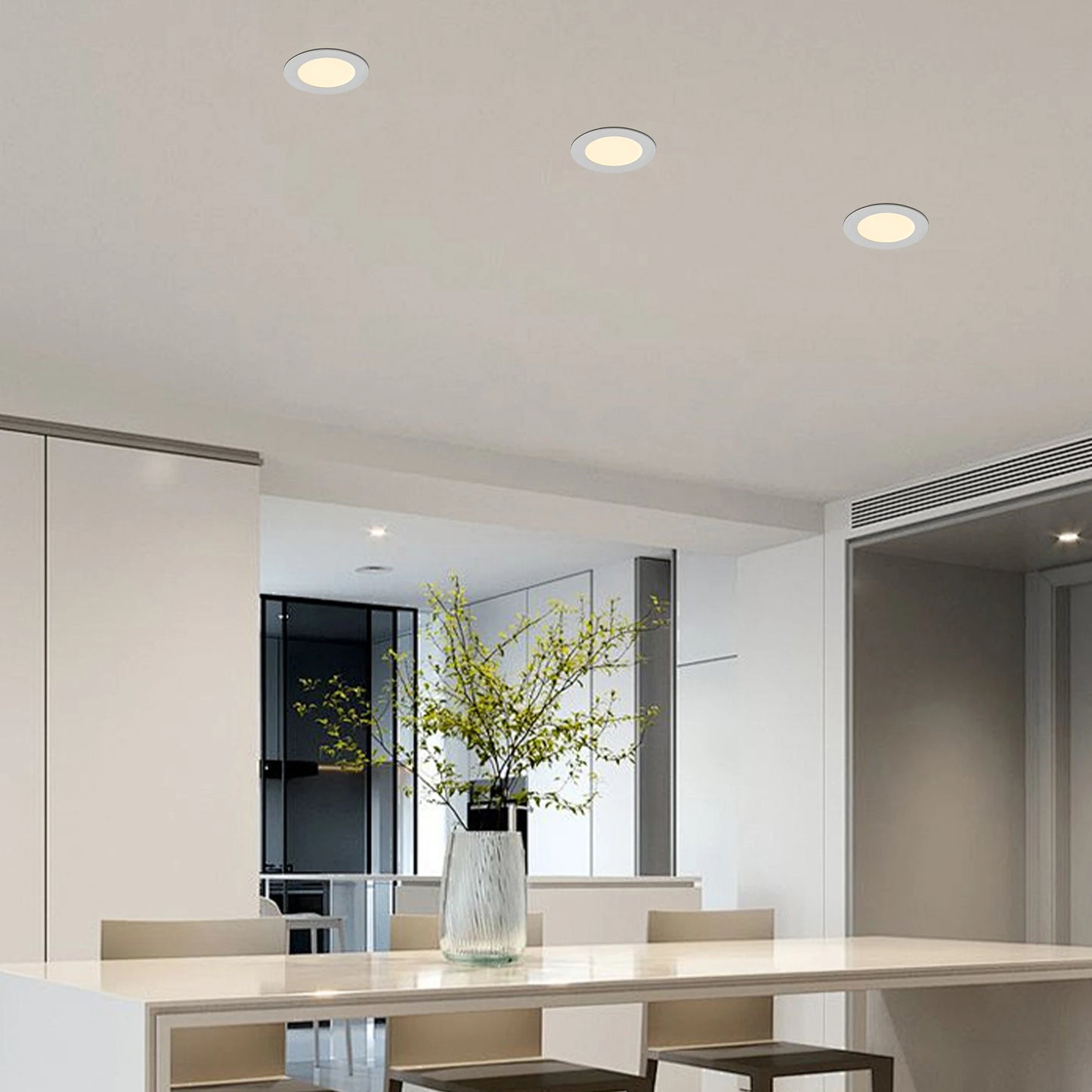 ARLGSITE 12-Pack LED Recessed Lights With Dimmable Color Temperature