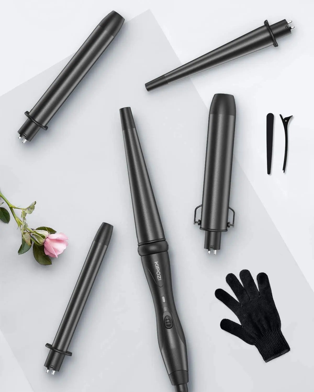 KIPOZI 5-in-1 Professional Curling Iron Hair Tools For Women