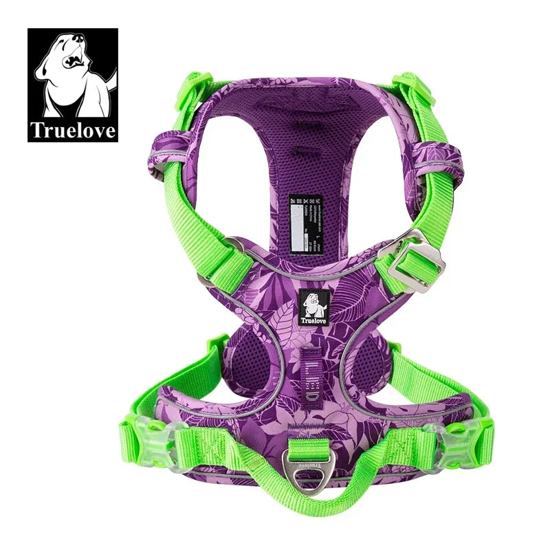 TRUELOVE Explosion Proof Dog Harness Camouflage Reflective Nylon Special Edition