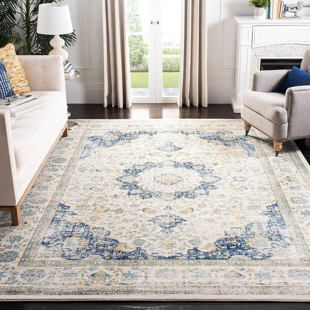 Evoke Collection Area Rug Shabby Chic Oriental Medallion
