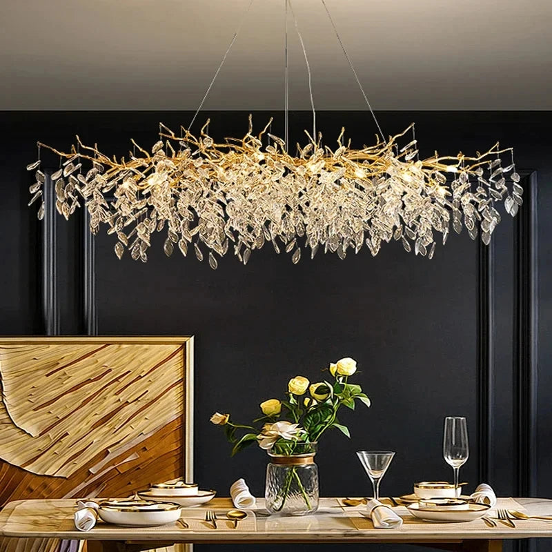 Normichy Luxury Crystal LED Chandeliers For Living And Dining