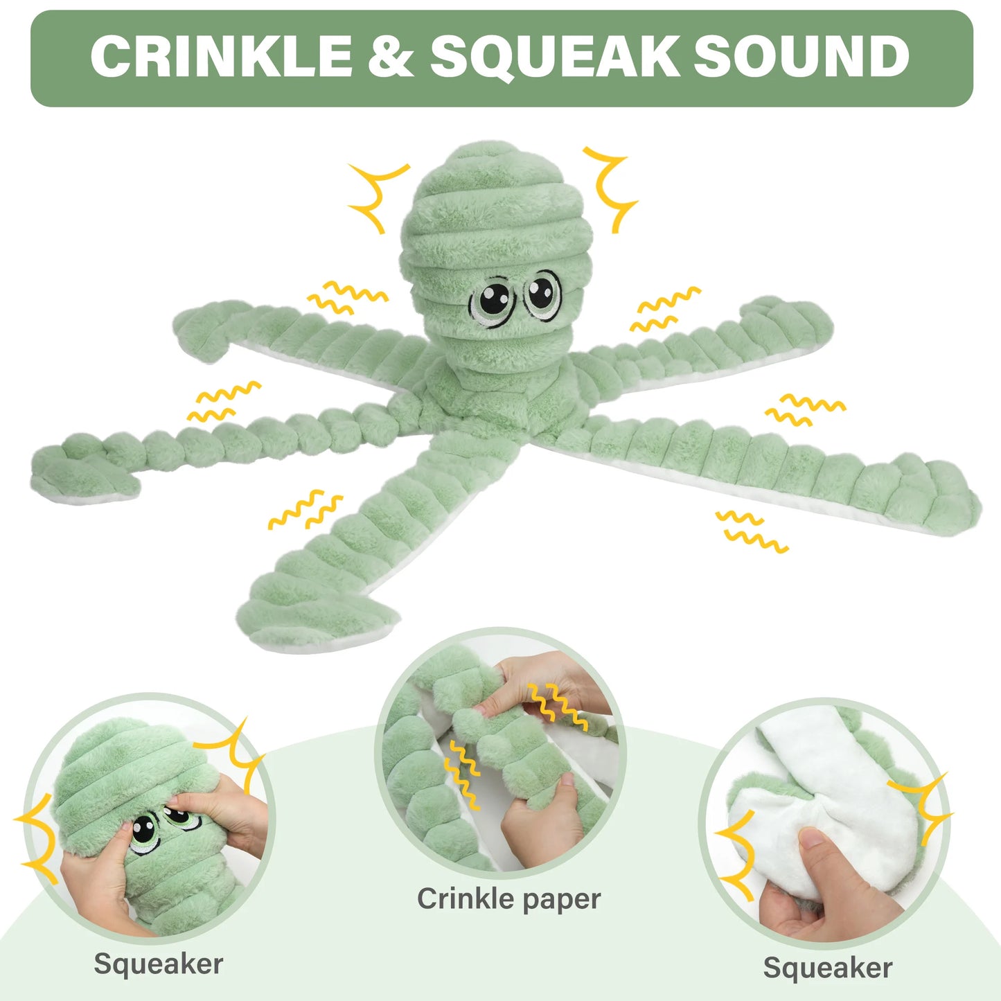 Squeaky Plush Dog Toy For Chewing And Interactive Play