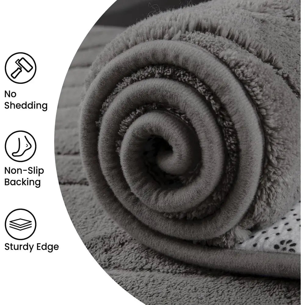 Kilim Style Anti-Slip Polyester Area Rug Machine Washable Indoor Carpet