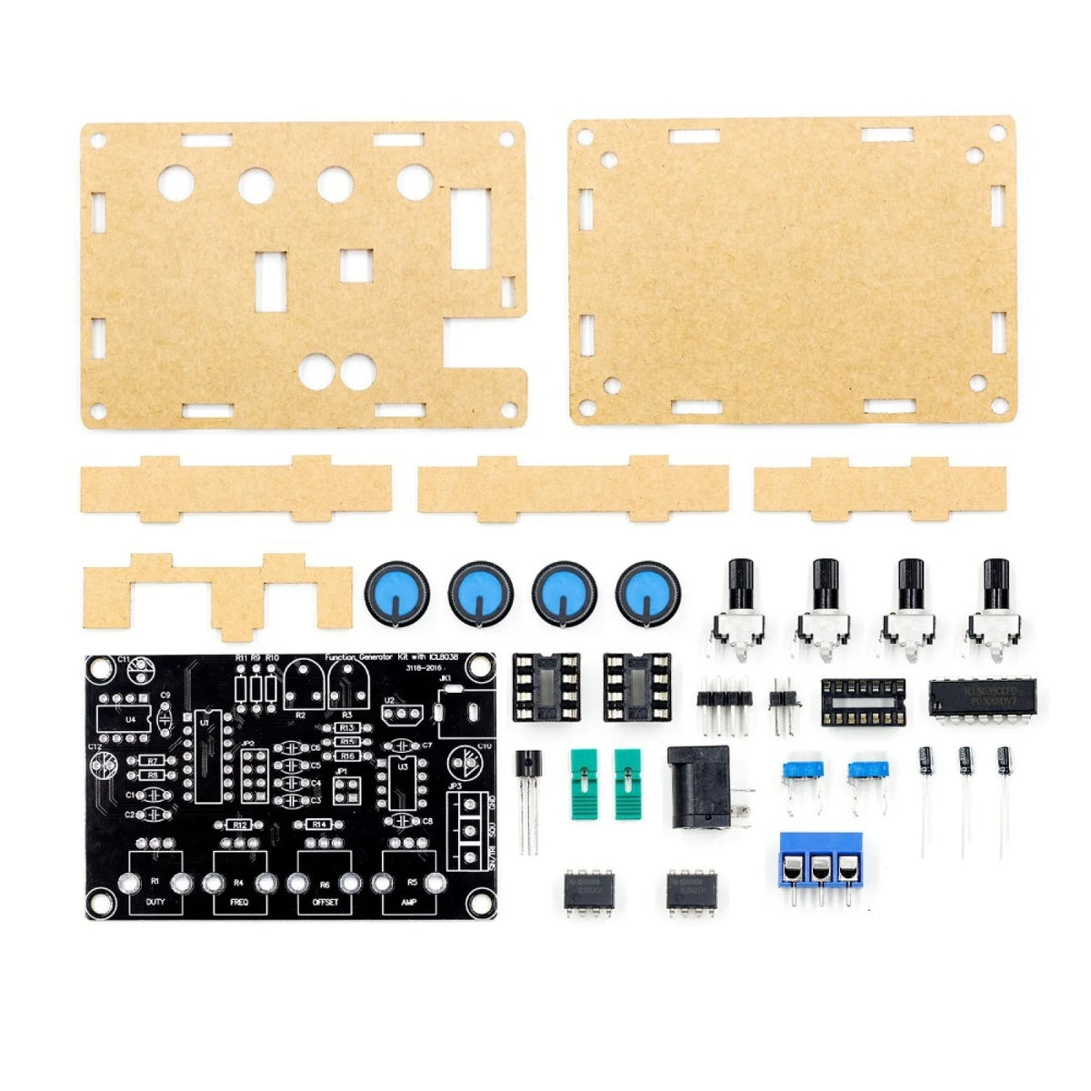 ICL8038 Low Frequency Signal Generator Experiment Kit