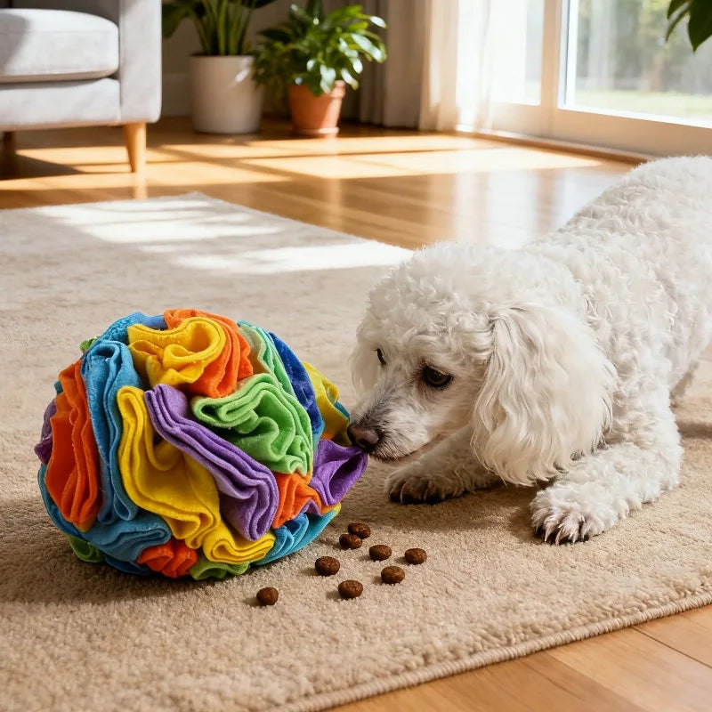 DKSTINYE Snuffle Ball Interactive Dog Toy For Small Dogs