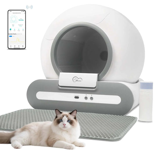 DOEL Self Cleaning Cat Litter Box With App Control 2.4G