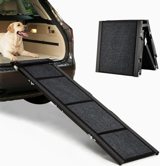 TWISTER.CK Quad-Fold Dog Ramp Non-Slip Portable For Large Dogs