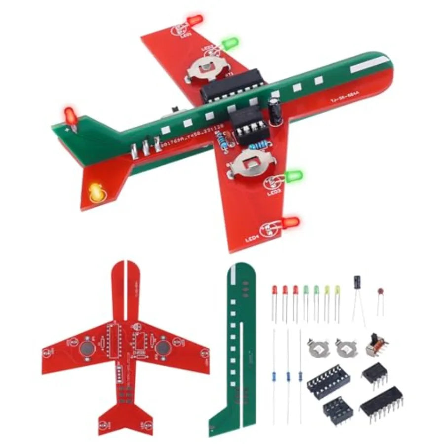 ICStation DIY Airplane Soldering Practice Kit For Students