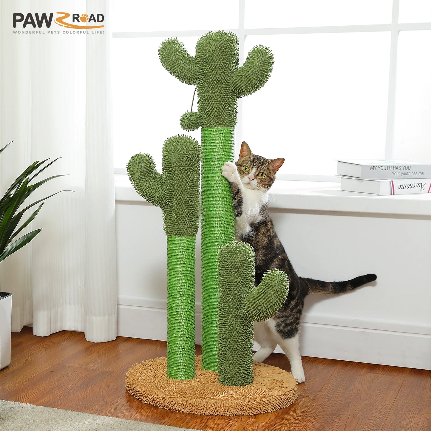 PEQULTI Cat Tree With Condo And Hammock For Indoor Cats