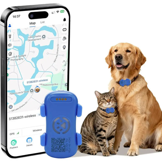 GPS Pet Tracker For Dogs And Cats With Proximity Alerts