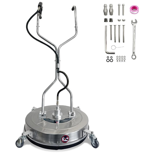 HiMISS Surface Cleaner For Pressure Washer 4600 PSI Quick Connect Dual Handles